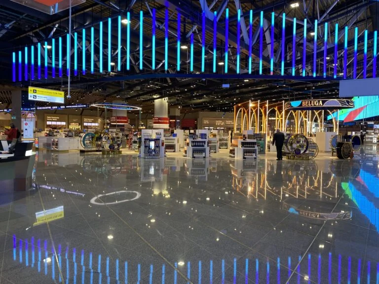 Фит-аут помещений duty free. Аэропорт Шереметьево (терминал С1)