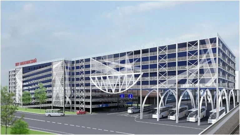 Transport interchange hub Nagatinskaya underground station