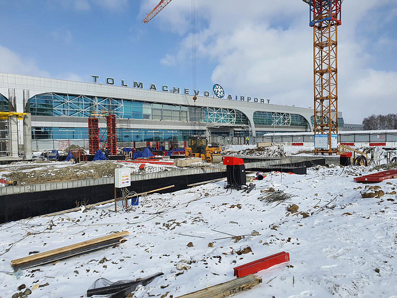 Стройку новосибирского аэропорта Толмачёво показали в VR-формате